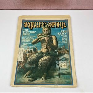 Vintage Rolling Stone Magazine Ken Kesey The Electric Muse February 13, 1975